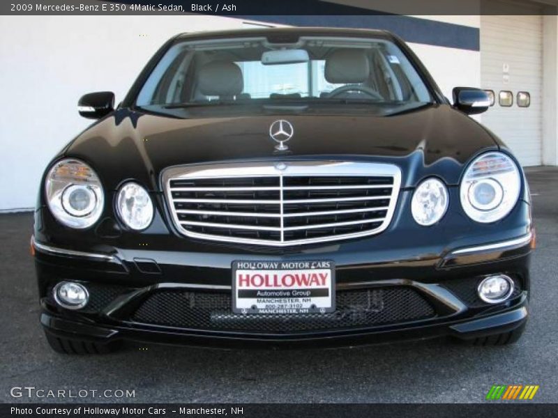 Black / Ash 2009 Mercedes-Benz E 350 4Matic Sedan