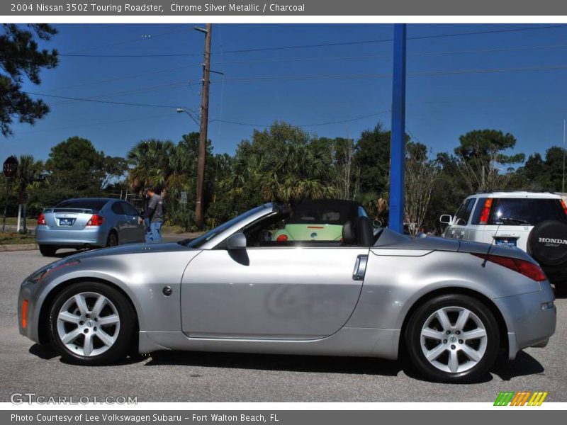 Chrome Silver Metallic / Charcoal 2004 Nissan 350Z Touring Roadster