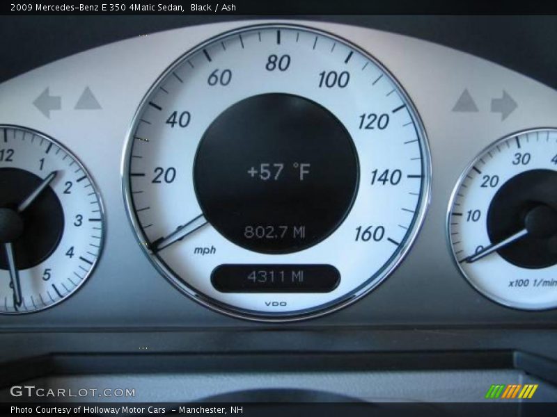 Black / Ash 2009 Mercedes-Benz E 350 4Matic Sedan
