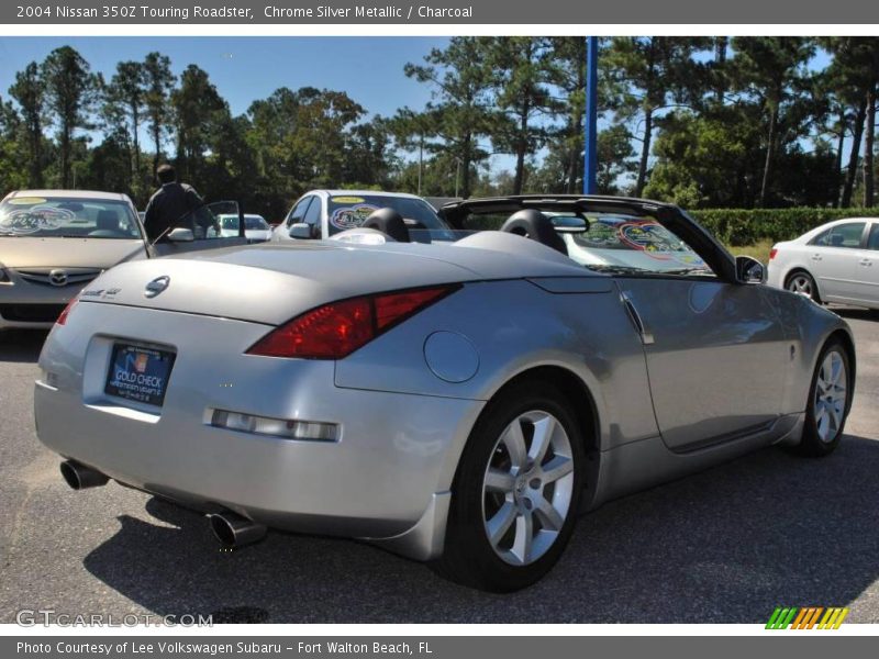 Chrome Silver Metallic / Charcoal 2004 Nissan 350Z Touring Roadster