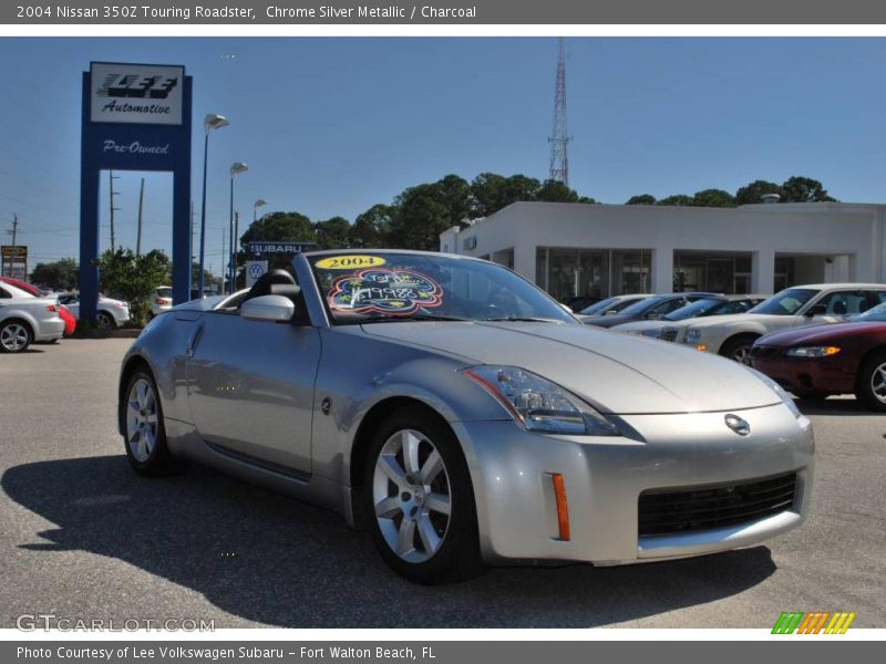 Chrome Silver Metallic / Charcoal 2004 Nissan 350Z Touring Roadster