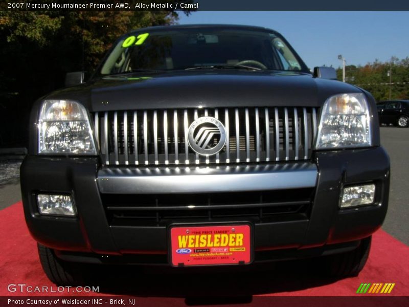 Alloy Metallic / Camel 2007 Mercury Mountaineer Premier AWD