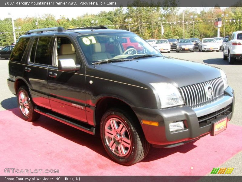 Alloy Metallic / Camel 2007 Mercury Mountaineer Premier AWD