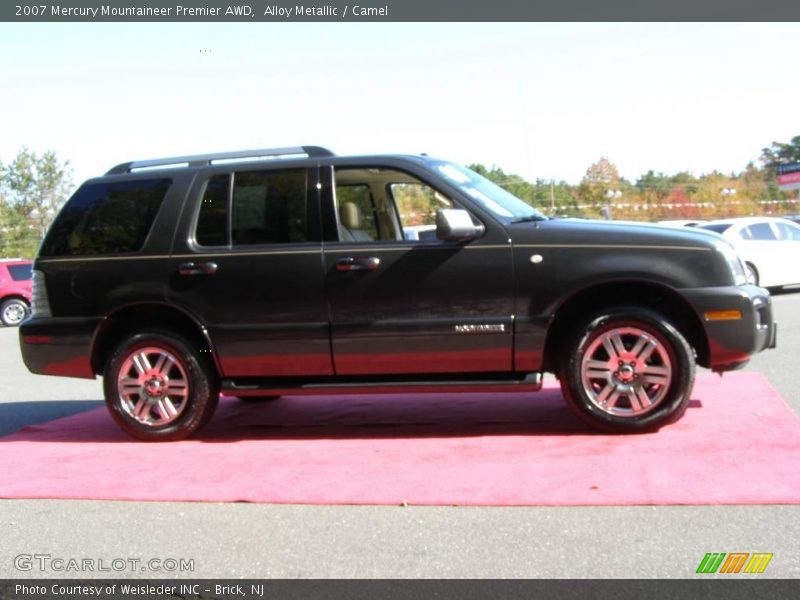 Alloy Metallic / Camel 2007 Mercury Mountaineer Premier AWD