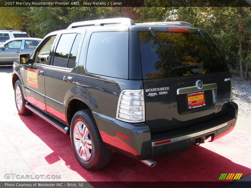 Alloy Metallic / Camel 2007 Mercury Mountaineer Premier AWD