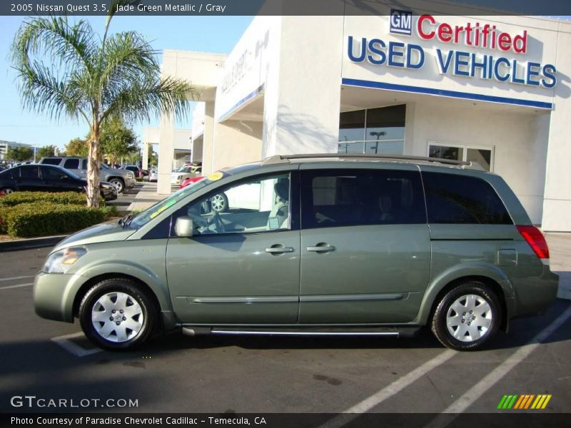 Jade Green Metallic / Gray 2005 Nissan Quest 3.5