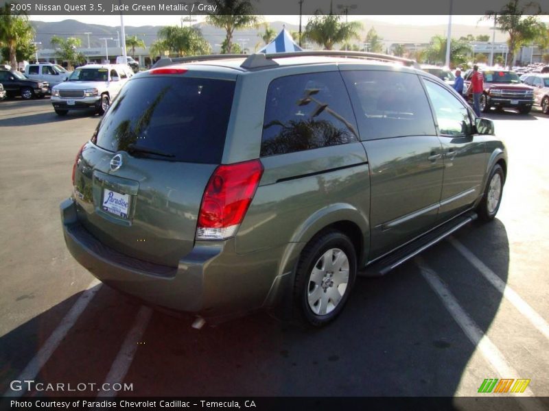 Jade Green Metallic / Gray 2005 Nissan Quest 3.5