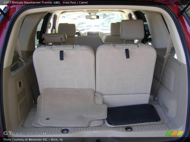Vivid Red / Camel 2007 Mercury Mountaineer Premier AWD