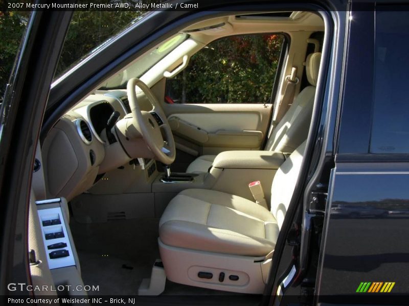 Alloy Metallic / Camel 2007 Mercury Mountaineer Premier AWD