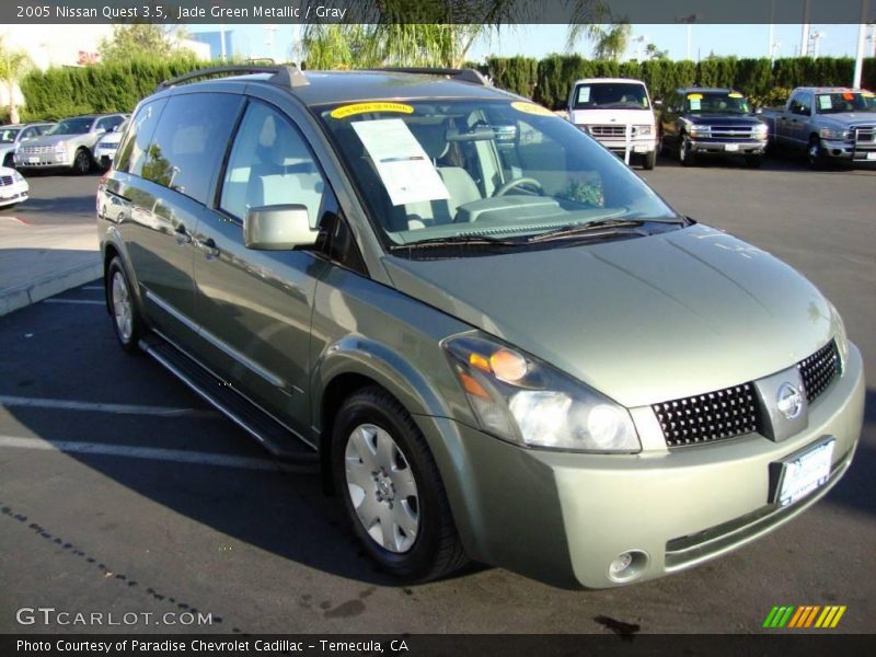 Jade Green Metallic / Gray 2005 Nissan Quest 3.5