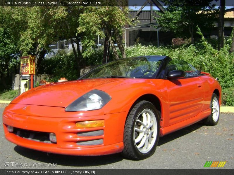 Saronno Red / Black 2001 Mitsubishi Eclipse Spyder GT