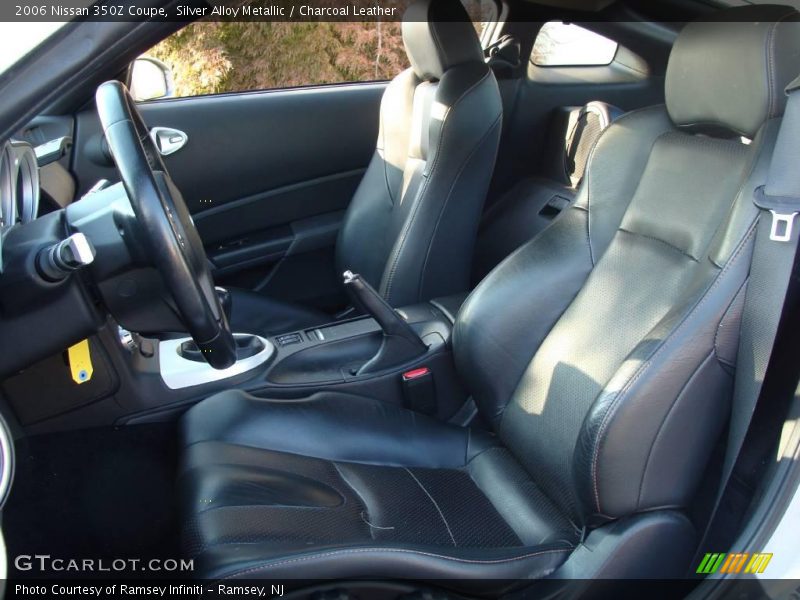 Silver Alloy Metallic / Charcoal Leather 2006 Nissan 350Z Coupe
