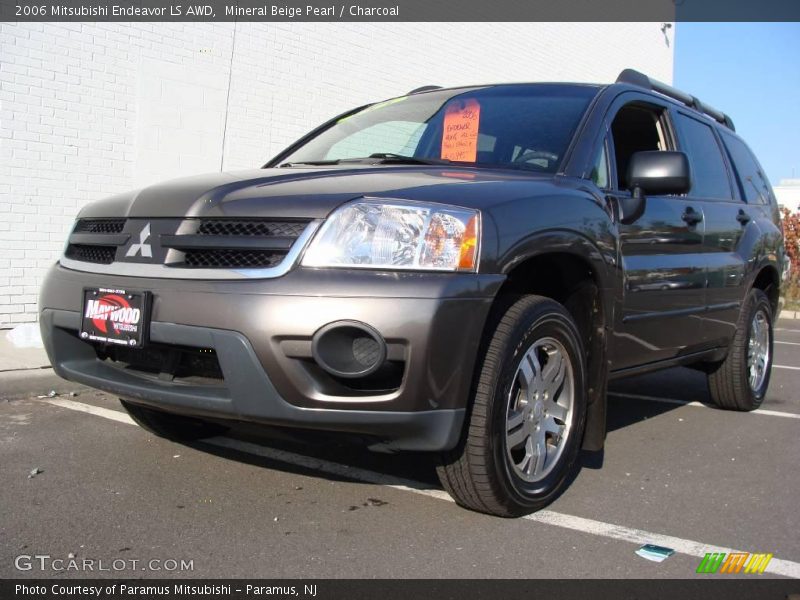 Mineral Beige Pearl / Charcoal 2006 Mitsubishi Endeavor LS AWD