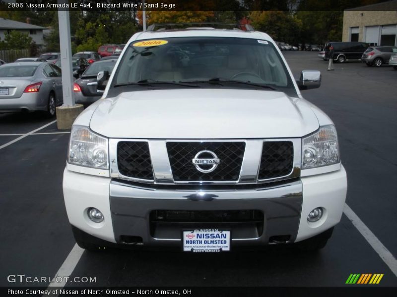 Blizzard White / Sand Beige 2006 Nissan Armada LE 4x4