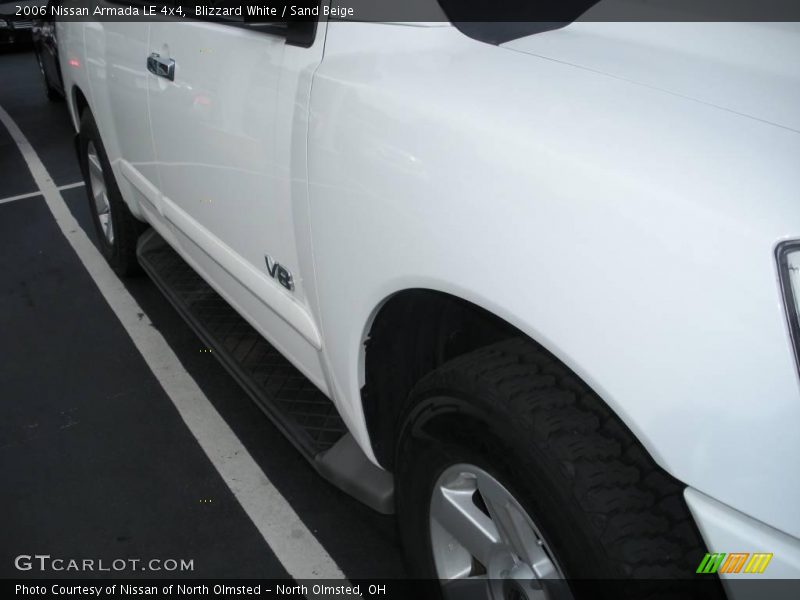 Blizzard White / Sand Beige 2006 Nissan Armada LE 4x4