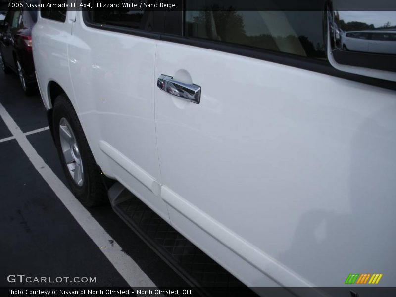 Blizzard White / Sand Beige 2006 Nissan Armada LE 4x4