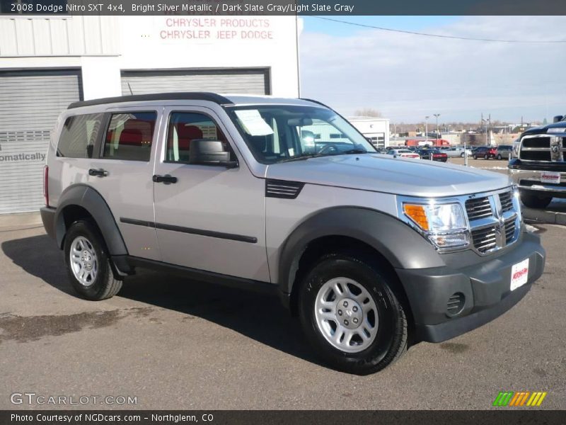 Bright Silver Metallic / Dark Slate Gray/Light Slate Gray 2008 Dodge Nitro SXT 4x4