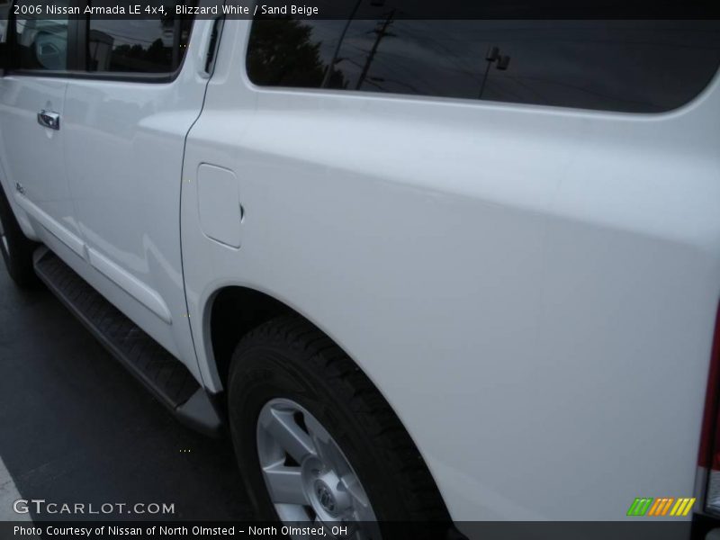 Blizzard White / Sand Beige 2006 Nissan Armada LE 4x4