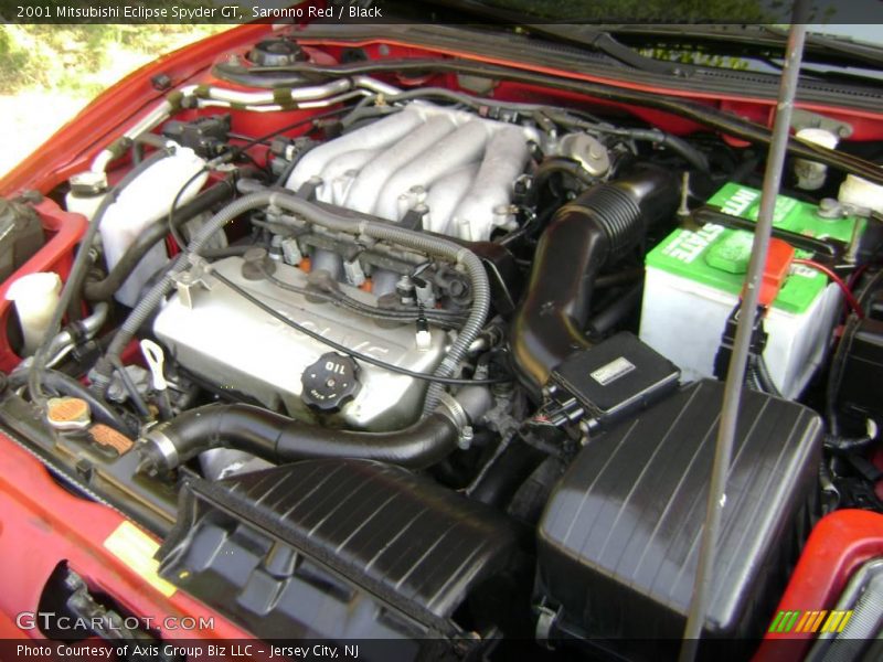 Saronno Red / Black 2001 Mitsubishi Eclipse Spyder GT