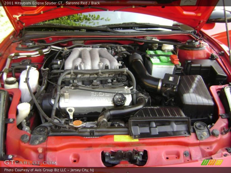 Saronno Red / Black 2001 Mitsubishi Eclipse Spyder GT