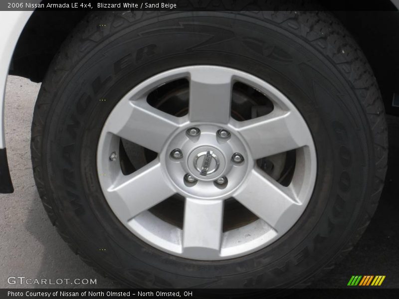 Blizzard White / Sand Beige 2006 Nissan Armada LE 4x4