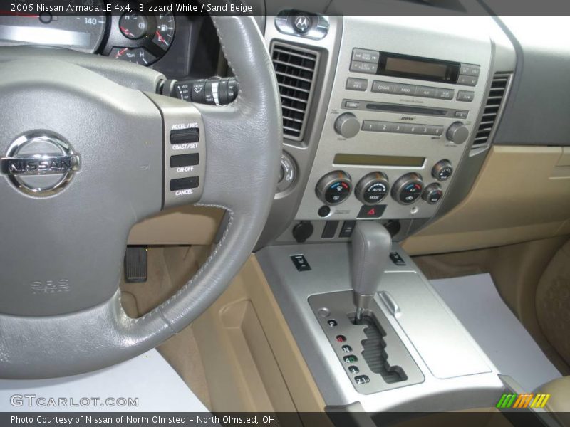 Blizzard White / Sand Beige 2006 Nissan Armada LE 4x4