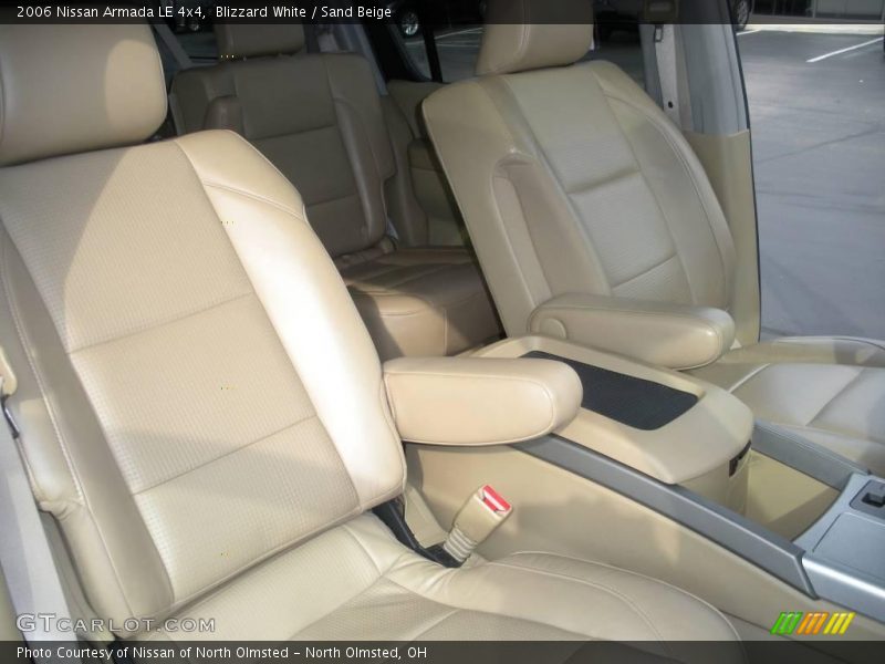 Blizzard White / Sand Beige 2006 Nissan Armada LE 4x4