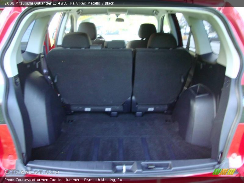 Rally Red Metallic / Black 2008 Mitsubishi Outlander ES 4WD