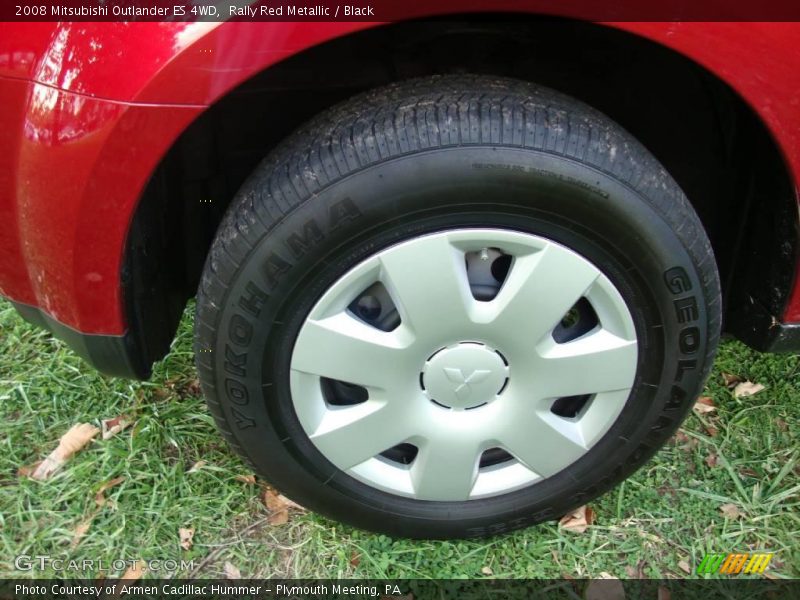 Rally Red Metallic / Black 2008 Mitsubishi Outlander ES 4WD