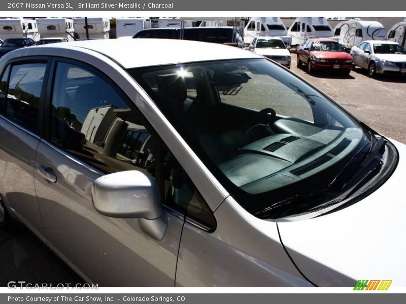 Brilliant Silver Metallic / Charcoal 2007 Nissan Versa SL