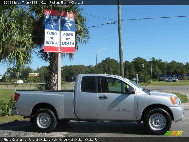 Radiant Silver / Charcoal 2008 Nissan Titan XE King Cab