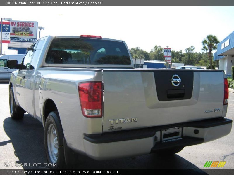 Radiant Silver / Charcoal 2008 Nissan Titan XE King Cab