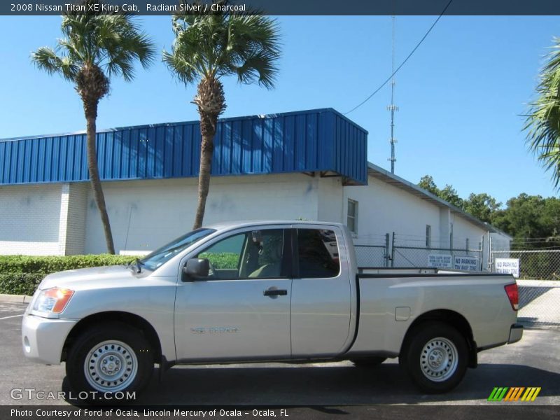 Radiant Silver / Charcoal 2008 Nissan Titan XE King Cab