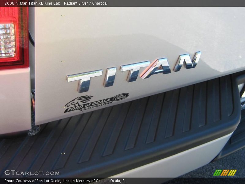 Radiant Silver / Charcoal 2008 Nissan Titan XE King Cab