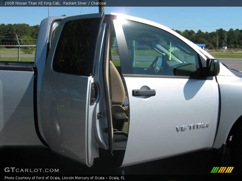 Radiant Silver / Charcoal 2008 Nissan Titan XE King Cab
