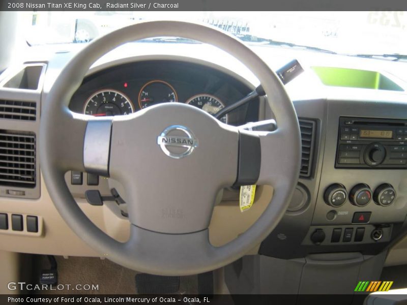 Radiant Silver / Charcoal 2008 Nissan Titan XE King Cab
