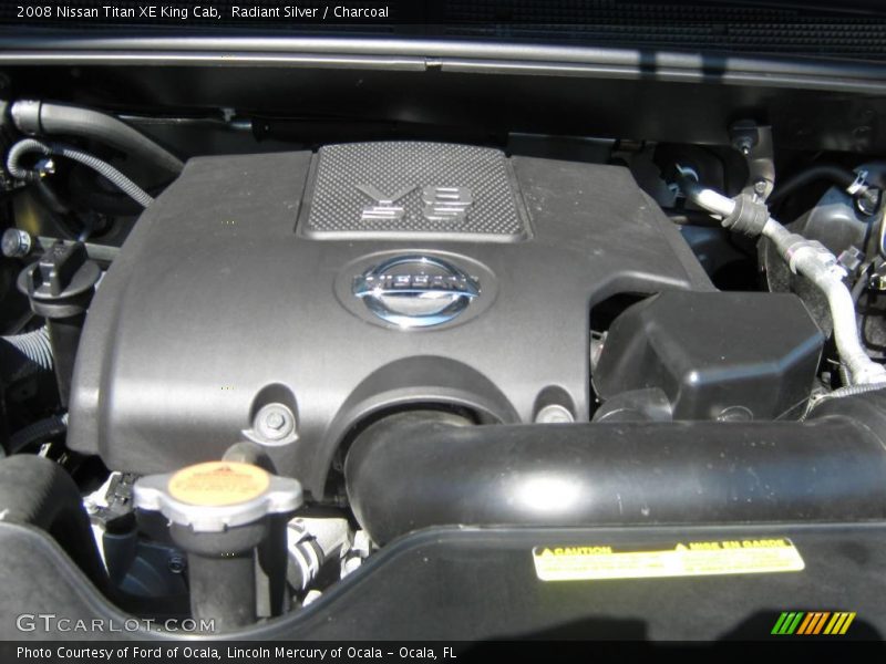 Radiant Silver / Charcoal 2008 Nissan Titan XE King Cab