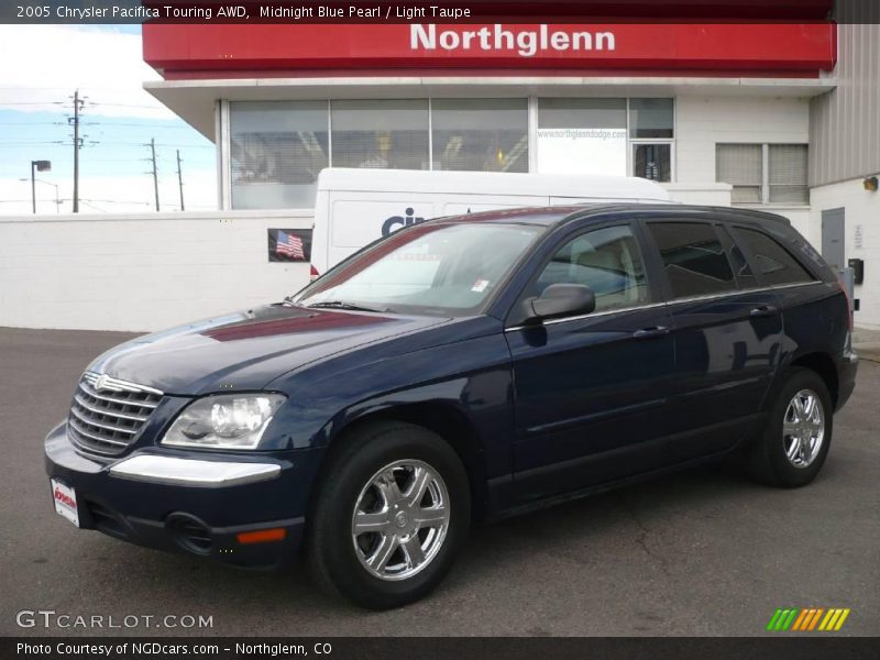 Midnight Blue Pearl / Light Taupe 2005 Chrysler Pacifica Touring AWD