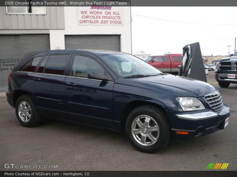Midnight Blue Pearl / Light Taupe 2005 Chrysler Pacifica Touring AWD