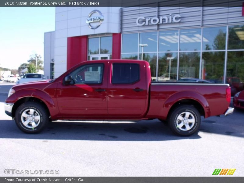 Red Brick / Beige 2010 Nissan Frontier SE Crew Cab
