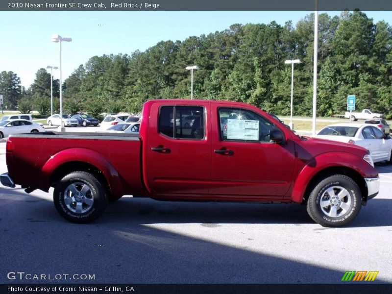 Red Brick / Beige 2010 Nissan Frontier SE Crew Cab