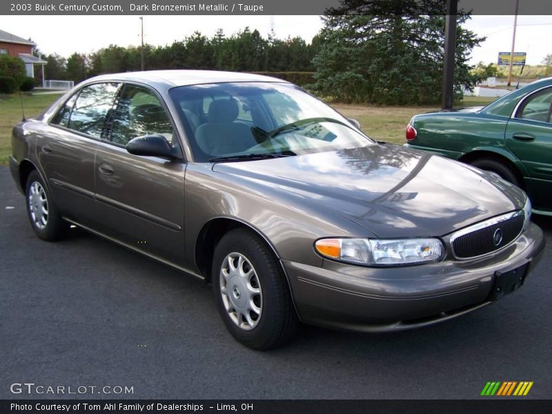 Dark Bronzemist Metallic / Taupe 2003 Buick Century Custom