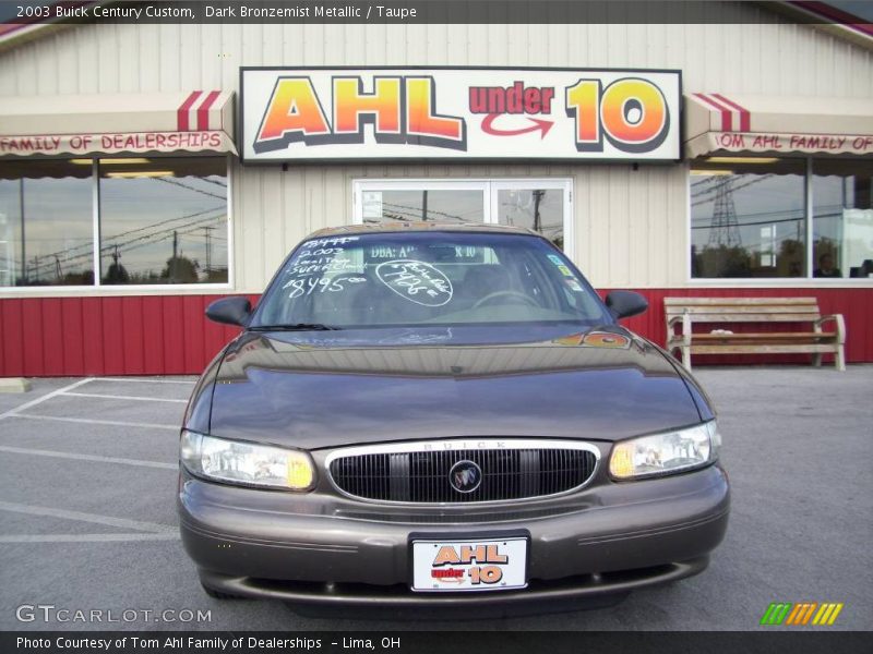 Dark Bronzemist Metallic / Taupe 2003 Buick Century Custom