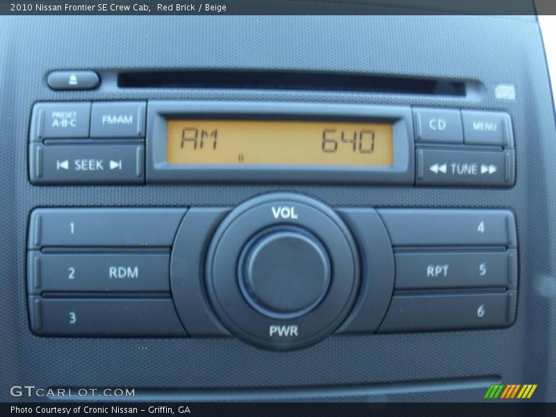 Red Brick / Beige 2010 Nissan Frontier SE Crew Cab