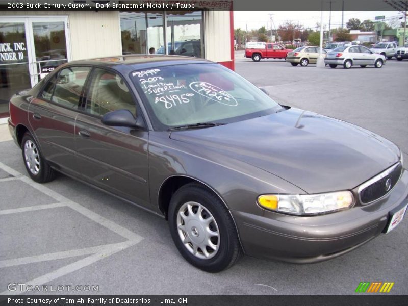 Dark Bronzemist Metallic / Taupe 2003 Buick Century Custom