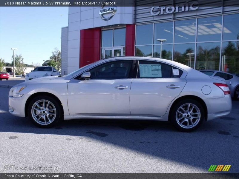 Radiant Silver / Charcoal 2010 Nissan Maxima 3.5 SV Premium