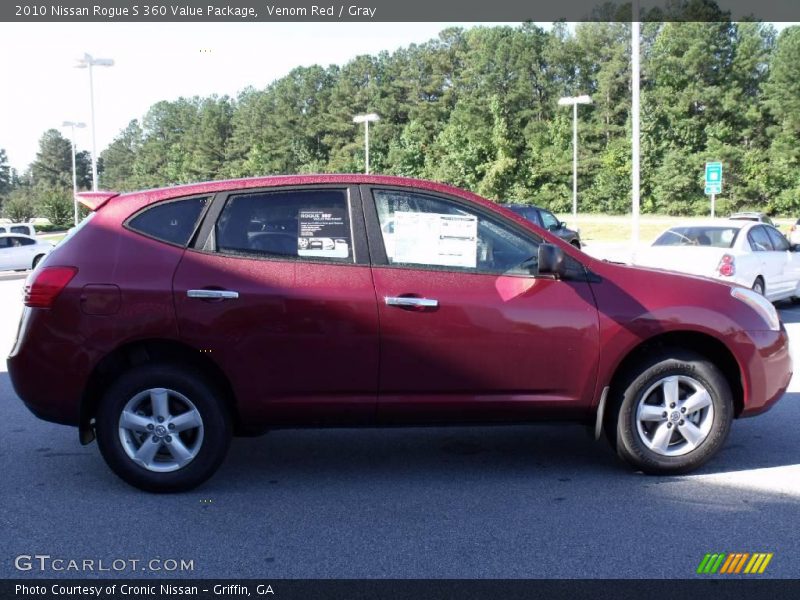 Venom Red / Gray 2010 Nissan Rogue S 360 Value Package