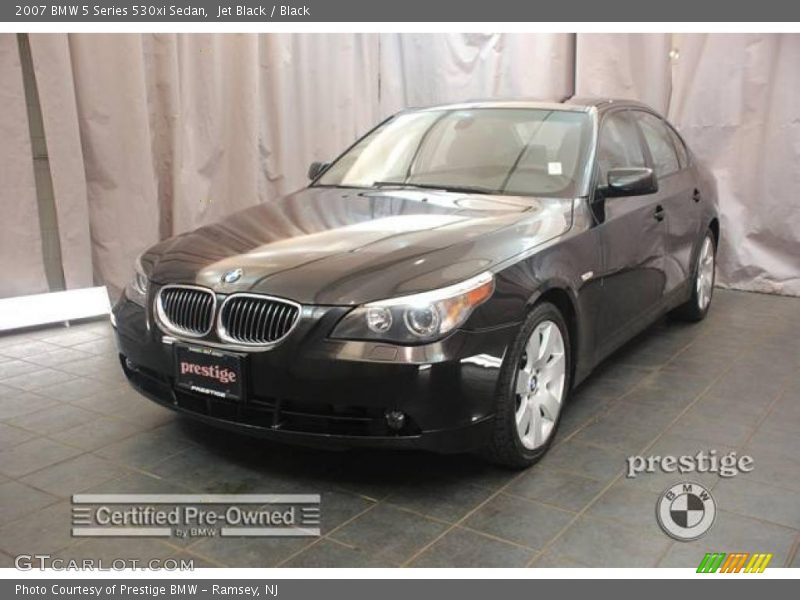 Jet Black / Black 2007 BMW 5 Series 530xi Sedan