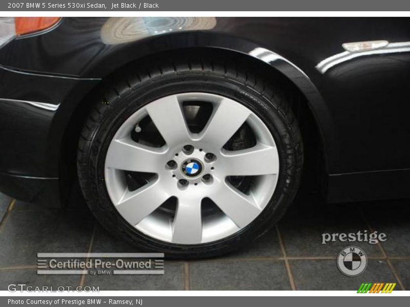Jet Black / Black 2007 BMW 5 Series 530xi Sedan