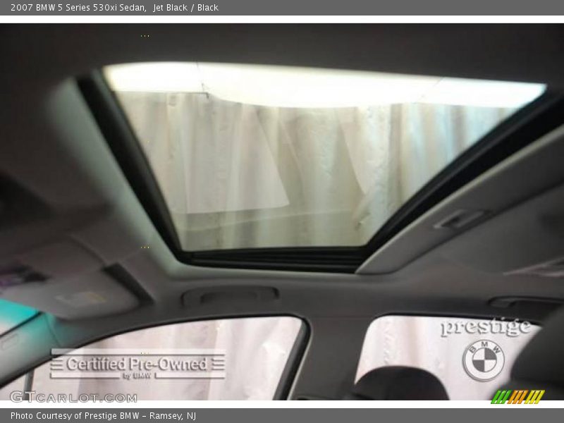 Jet Black / Black 2007 BMW 5 Series 530xi Sedan